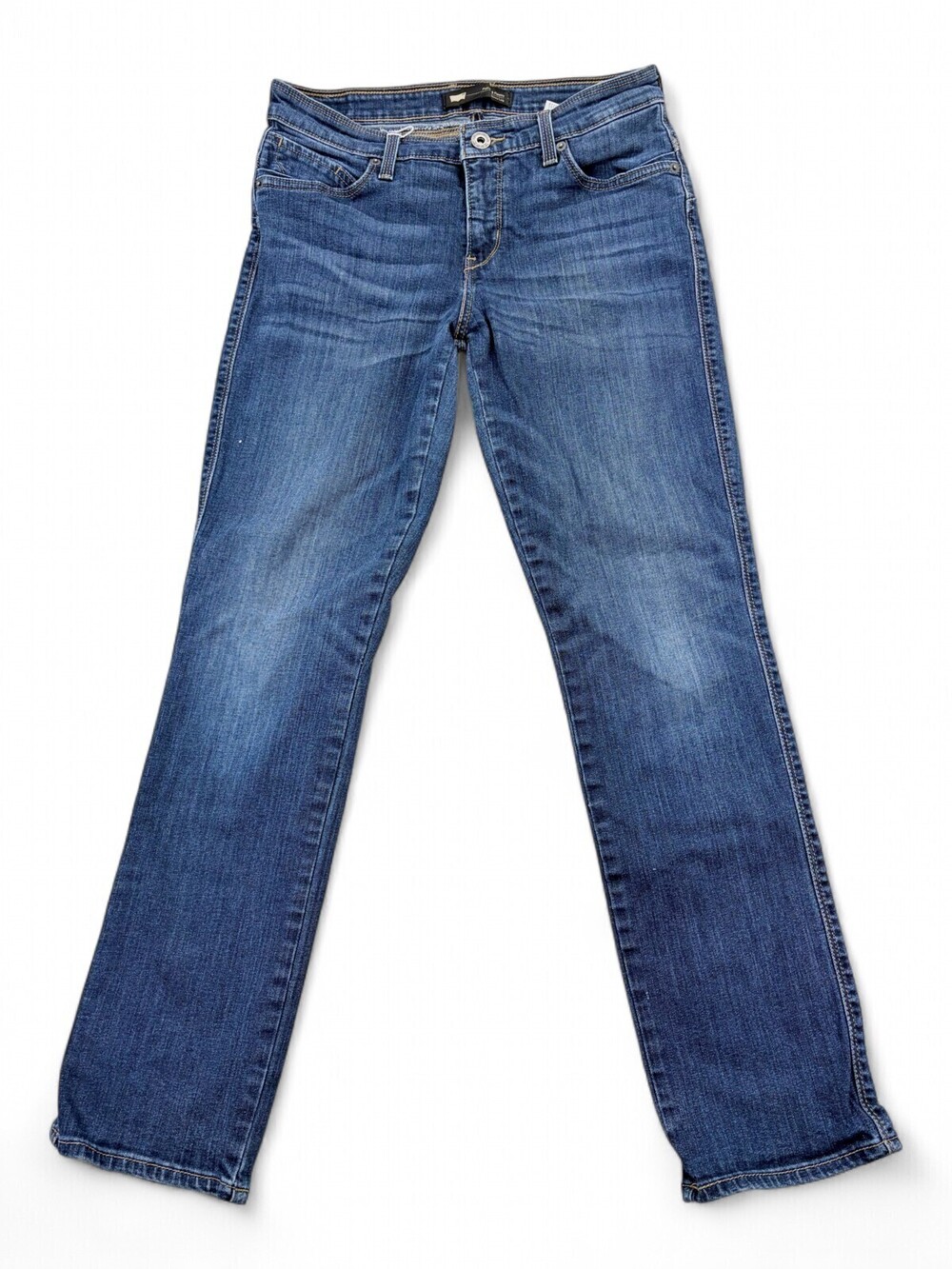 Levis Women Skinny Jeans Size 10M Medium Wash Blue Denim W30 L32 Stretch